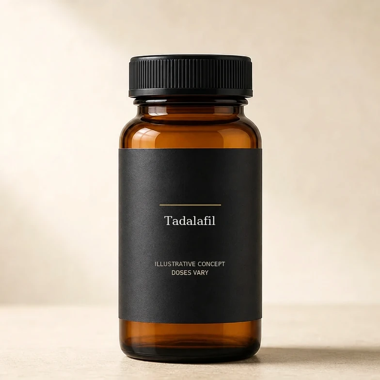 Tadalafil — illustrative medication packaging concept