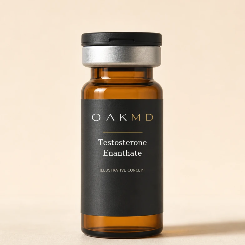 Testosterone Enanthate — illustrative OakMD packaging concept