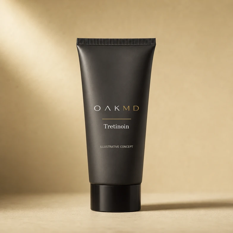 Tretinoin — illustrative OakMD packaging concept