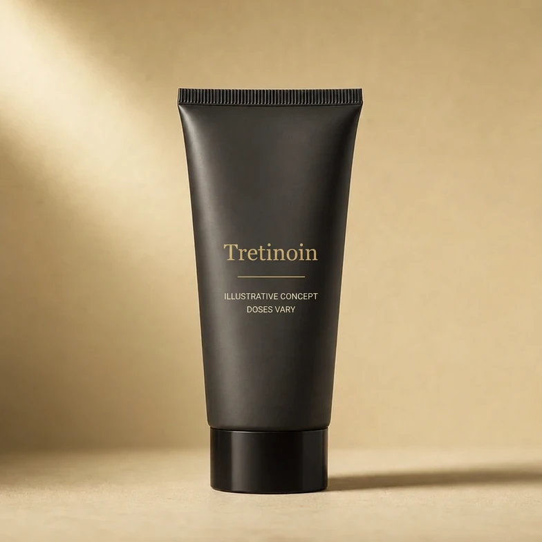 Tretinoin — illustrative medication packaging concept